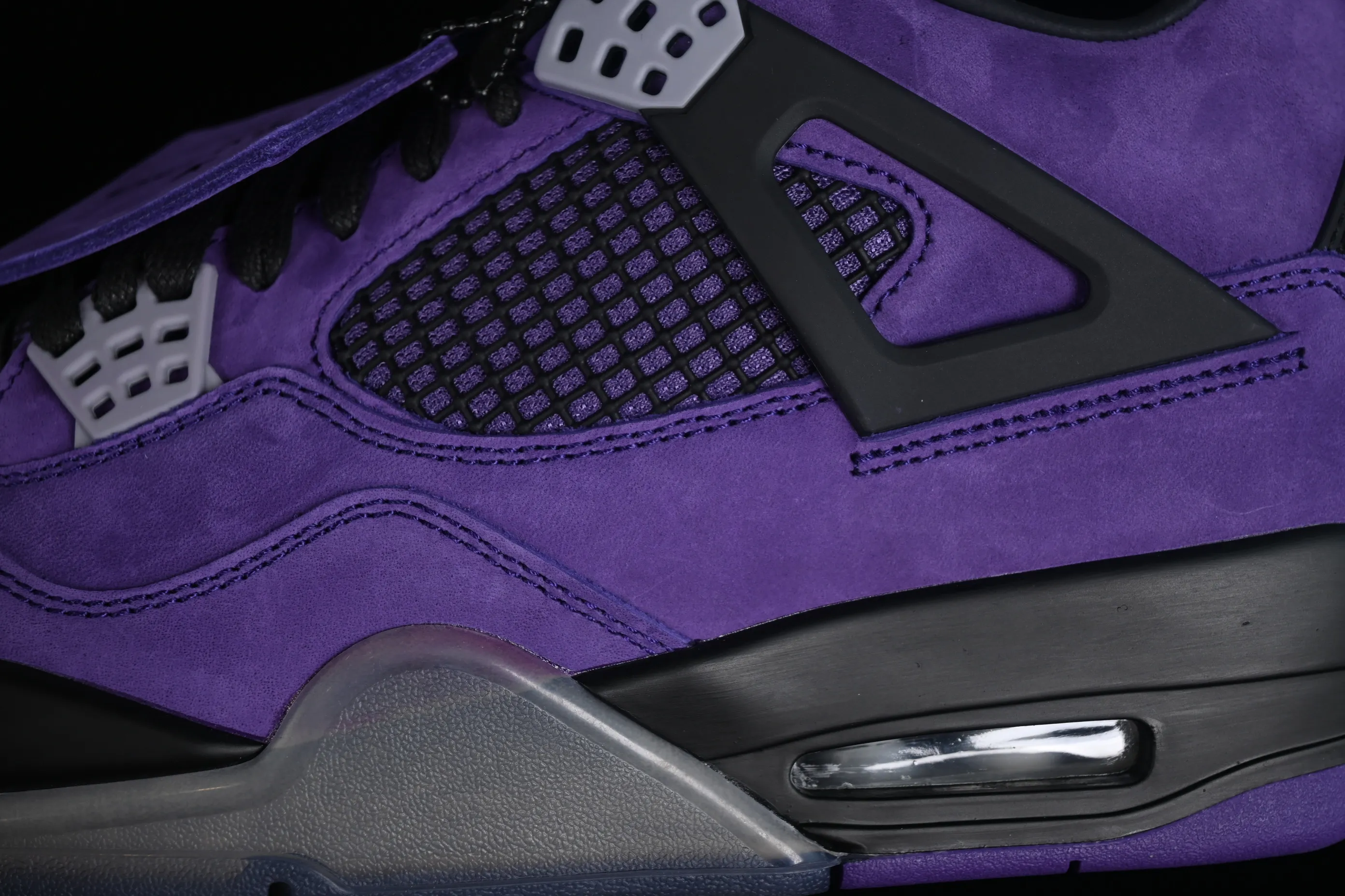 All categories Air Jordan Jordan series basketball shoes Air Jordan 4 GX foreign trade version Air Jordan 4 Retro AJ4 Joe 4 suede purple 766296